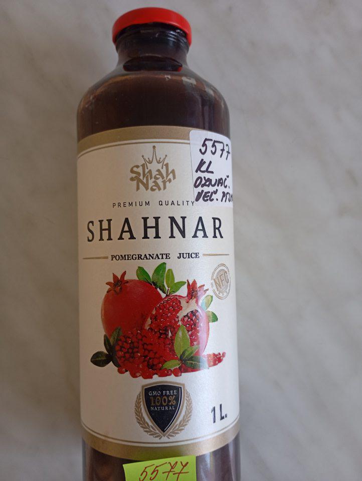 Nesprávne označenie výrobku Priamo lisovaná šťava z granátových jabĺk 1 l