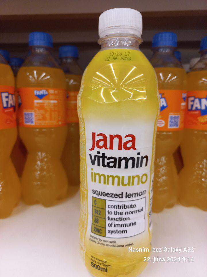 Umiestňovanie na trh jednej potraviny po dátume minimálnej trvanlivosti: - Jana vitamin immuno.