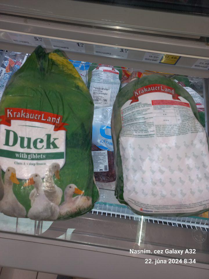 Umiestňovanie na trh jedného druhu potraviny bez označenia v slovenskom jazyku.