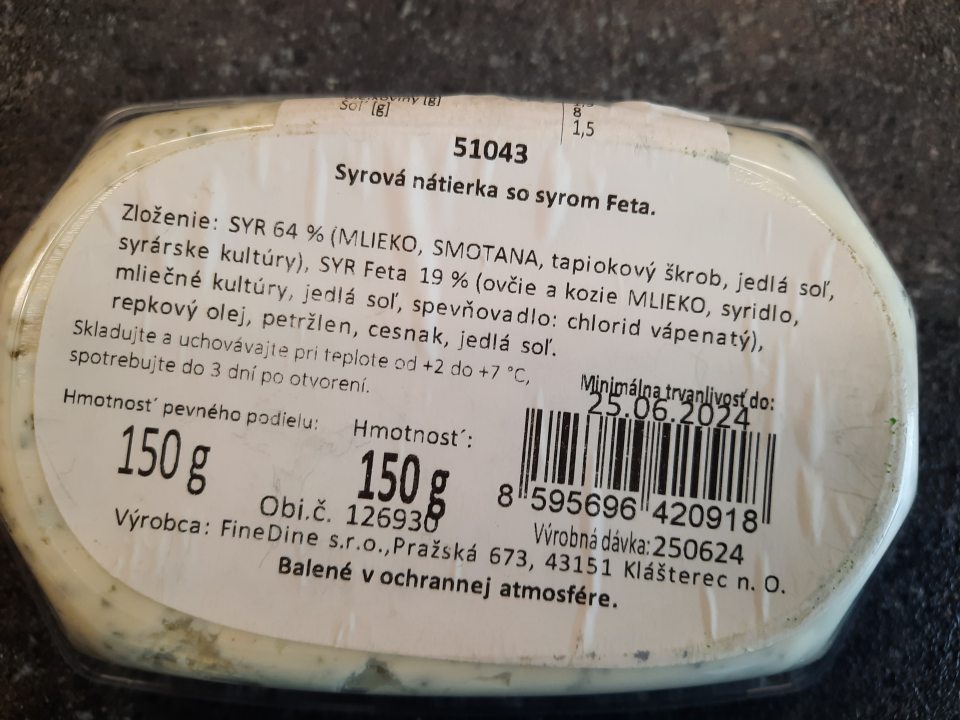 Mix & Share, syrová nátierka, 1 ks - predaj po uplynutom dátume minimálnej trvanlivosti