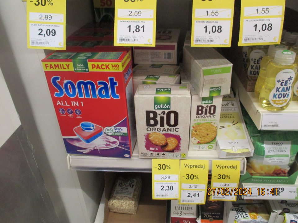 predaj nezlučiteľných druhov výrobkov