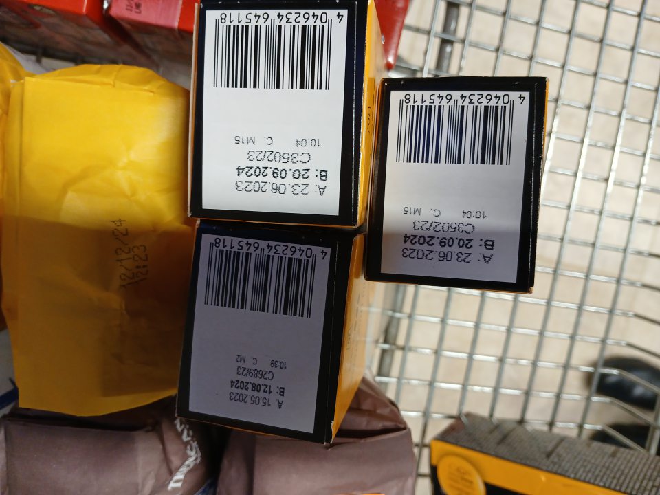 Tovar viac ako 45 dní  po uplynutí dátumu minimálnej trvanlivosti