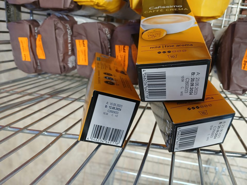 Tovar viac ako 45 dní  po uplynutí dátumu minimálnej trvanlivosti