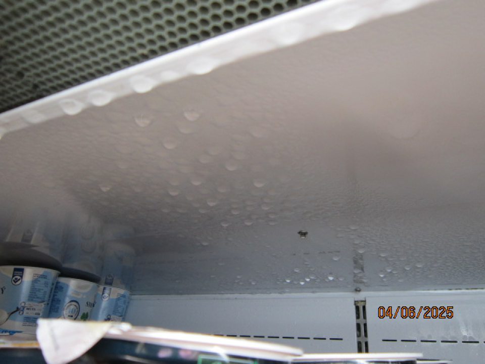 Kondenz v chladiacom zariadení