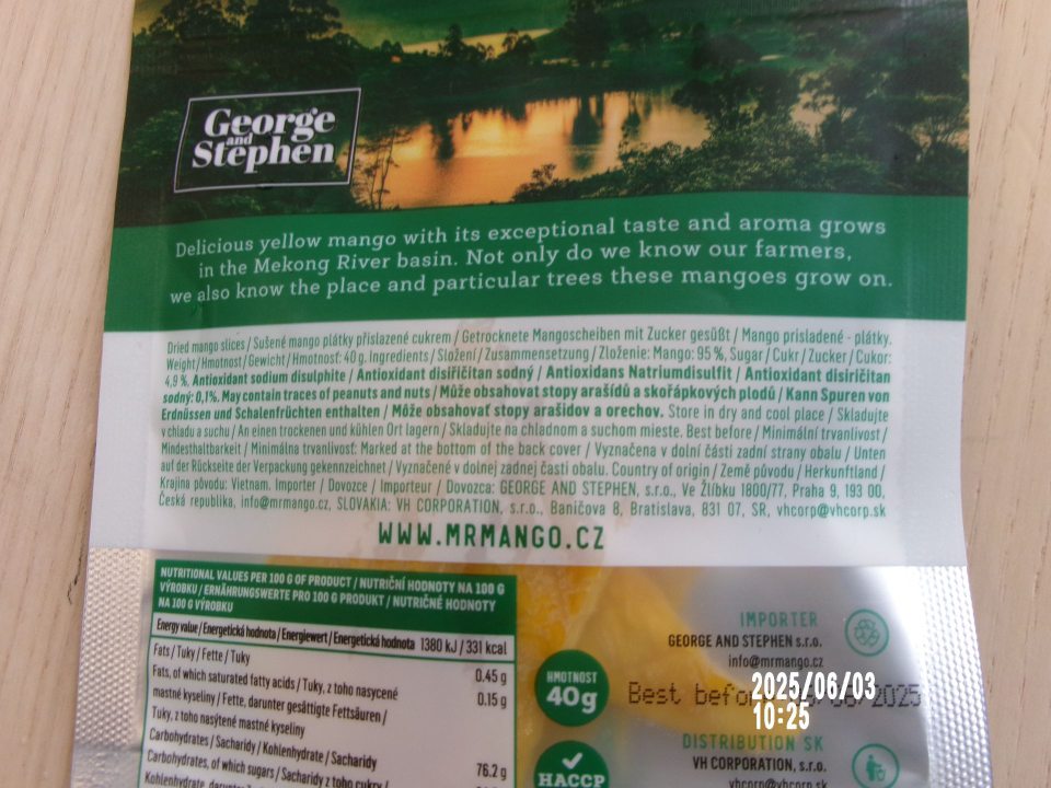 Názov dvoch druhov potravín nebol doplnený o fyzikálny stav. 