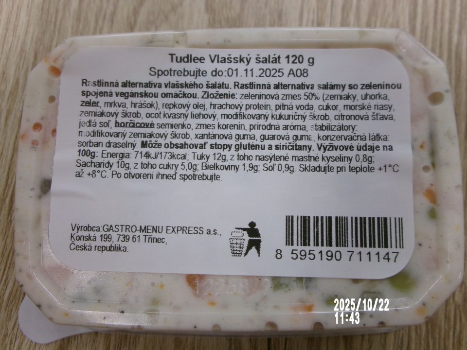 Klamlivé označenie dvoch druhov potravinárskych výrobkov.