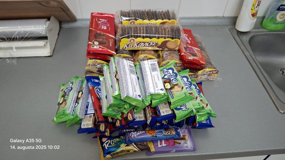 8 druhov tovaru po dobe minimálnej trvanlivosti.