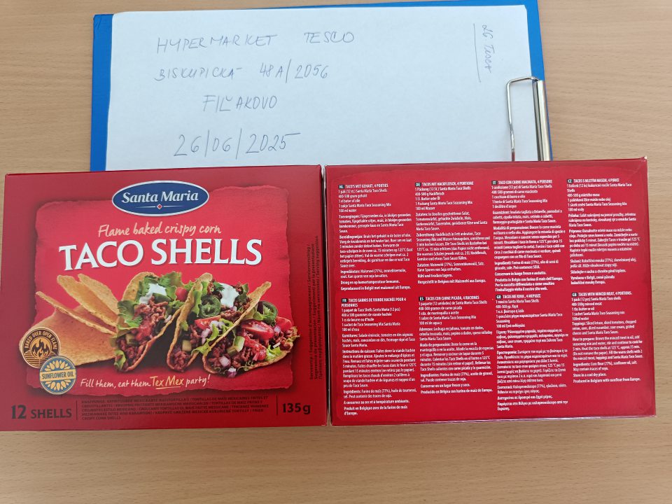 Výrobok neoznačený v štátnom jazyku.