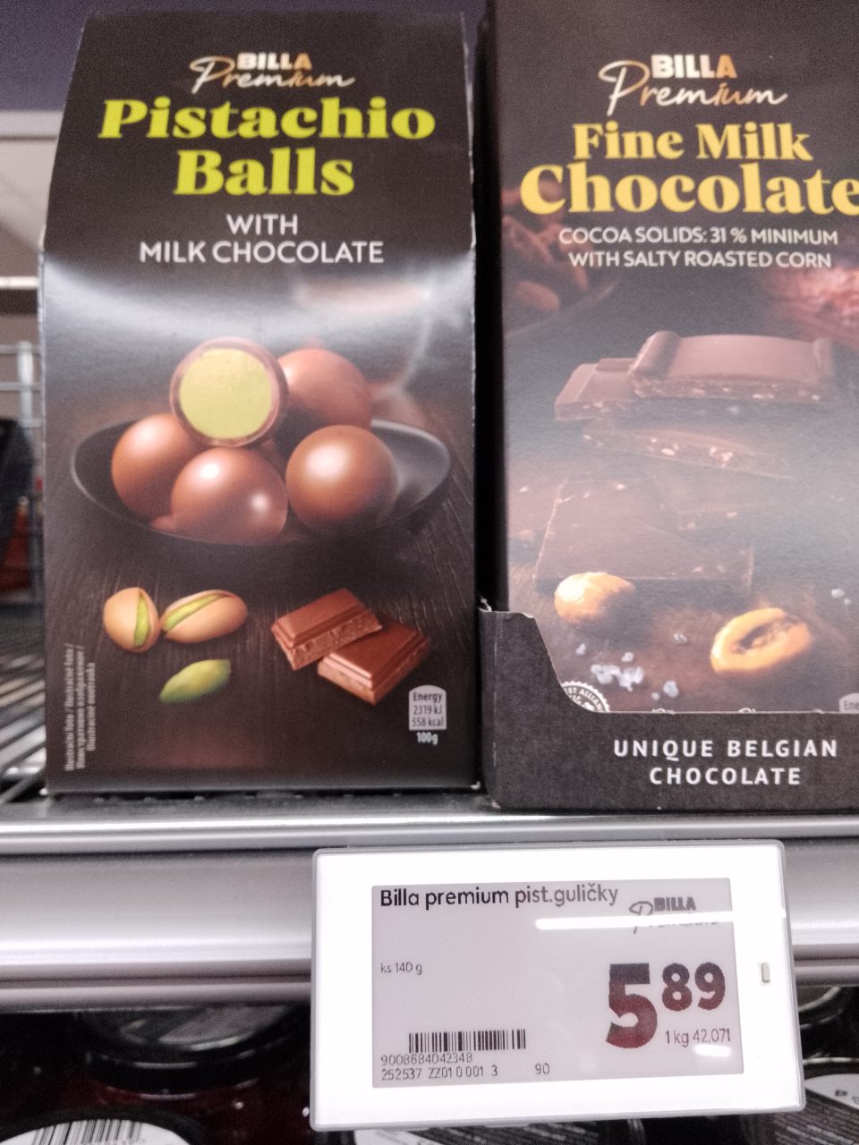 Výrobky (6 druhov) BILLA premium uvádzanie na trh viac ako 45 dní po DMT