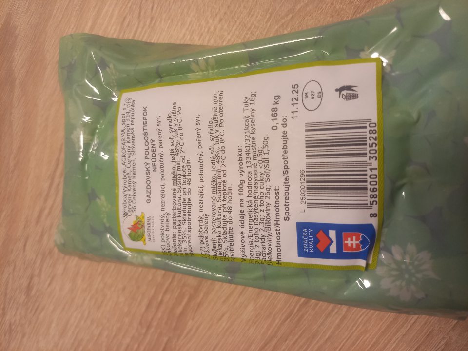 Predaj potravín po DS