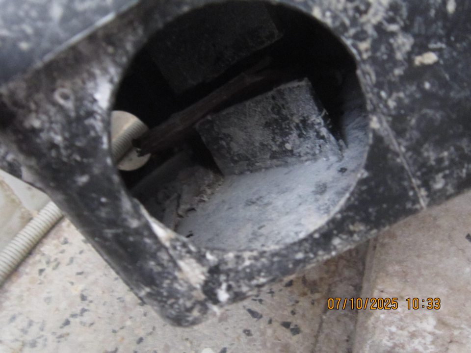 výskyt mŕtveho hlodavca (myš) a trusu hlodavcov (myší) vo výrobných priestoroch