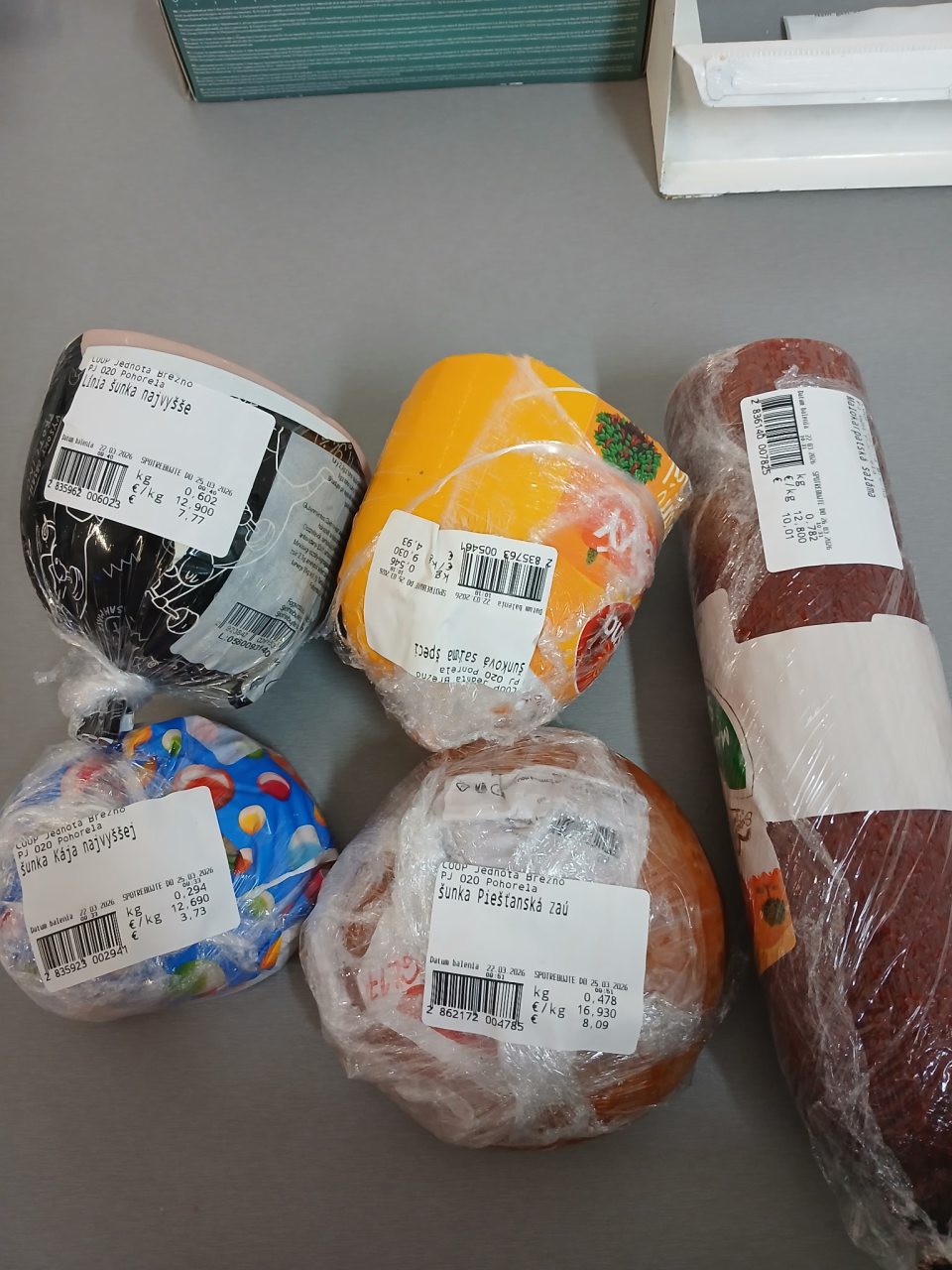 Potraviny po dátume spotreby.