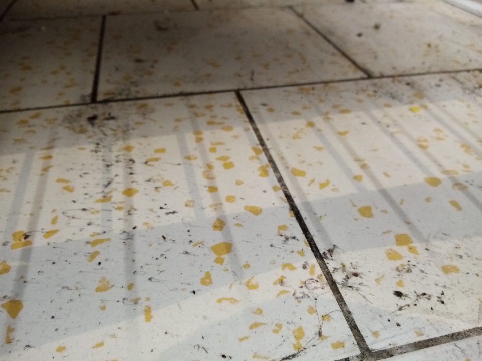 nevyhovujúca hygiena na predajnej ploche