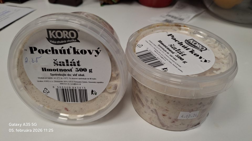tovar po dátume spotreby