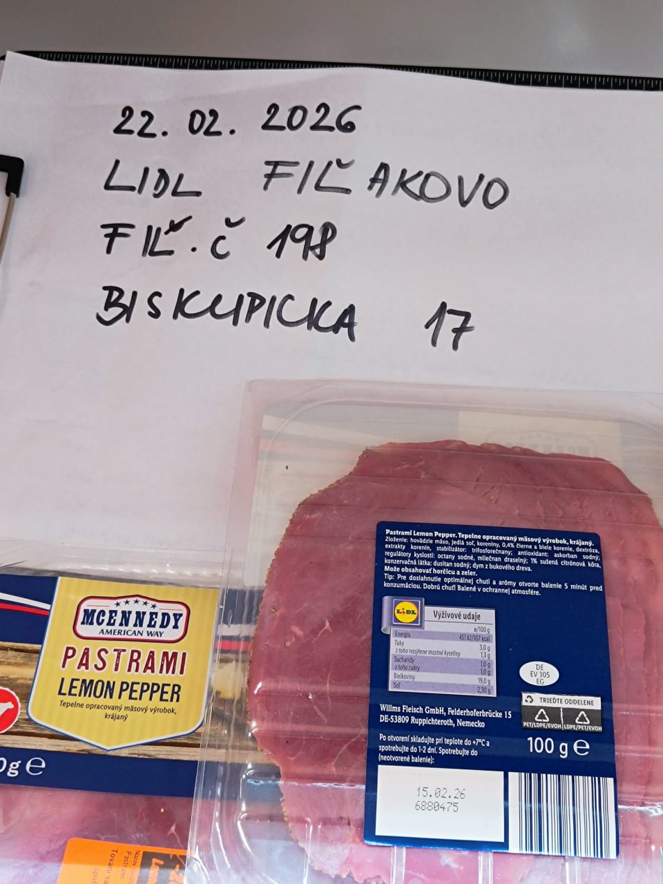 Mäsové výrobky po DS