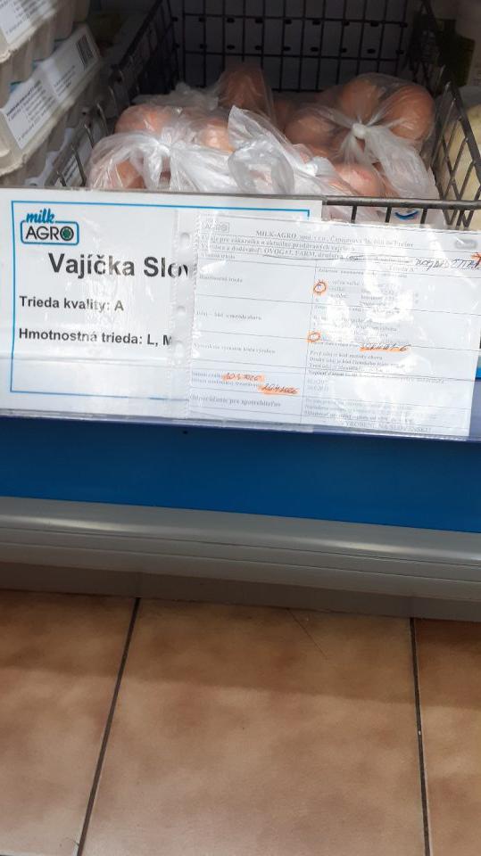 Predaj konzumných vajec po uplynutí dátumu minimálnej trvanlivosti.