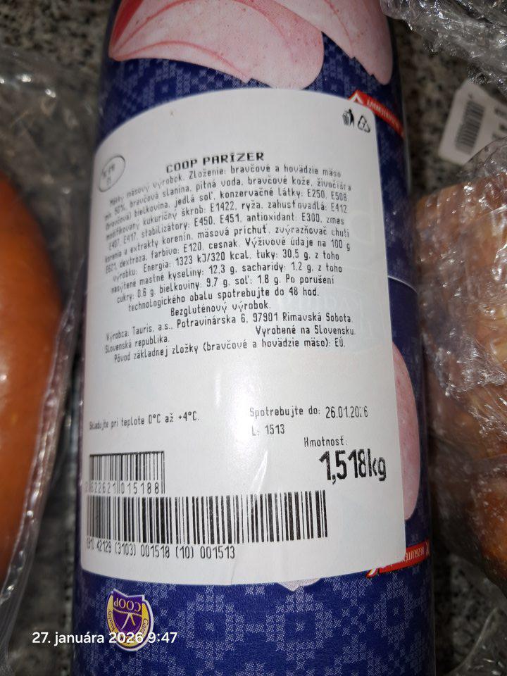 Predaj tovaru po uplynutí dátumu spotreby.