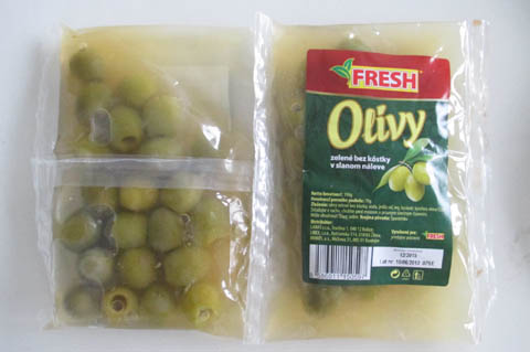 Olivy zelené bez kôstky v slanom náleve FRESH