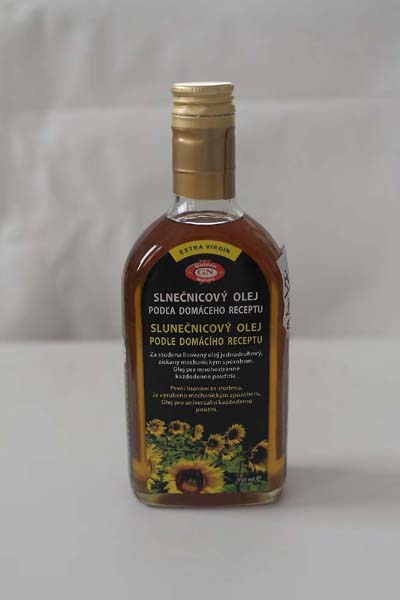 Slnečnicový olej podľa domáceho receptu
